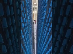 Max 3500kg Pallet Automatic Racking System AS-RS Stacker With Double Column