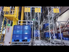 Max 45m Automated Storage Retrieval System AS-RS Stacker For Max 1500kg Pallet