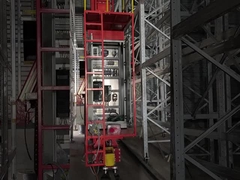 Max 3500kg Pallet Automatic Racking System AS-RS Stacker With Double Column