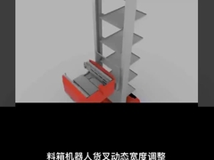 3.5m Shelves Automated Warehousing System CTU Robot Load / Unload Speed 25 - 30 Cartons/Hour